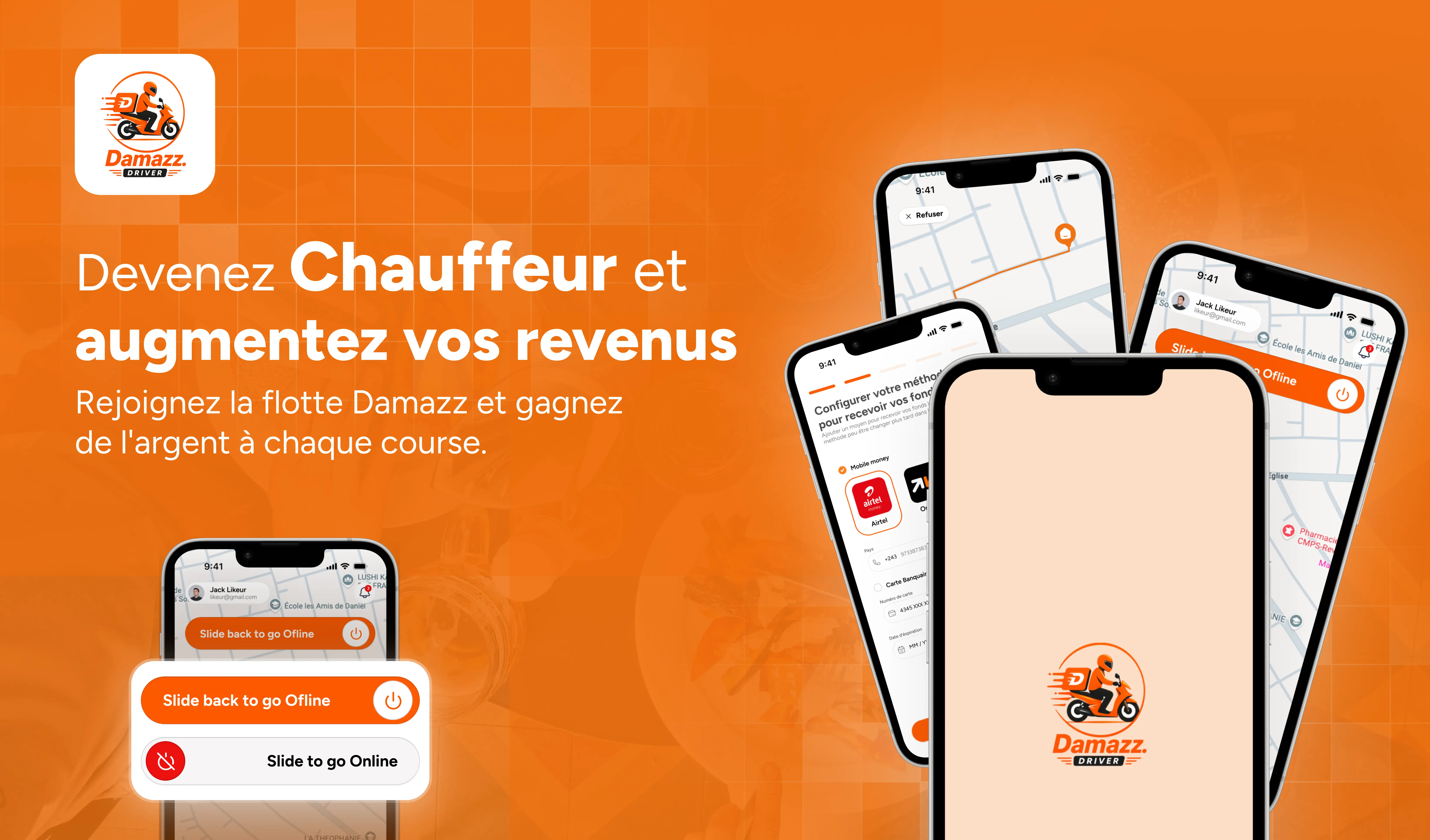 Application mobile pour livreurs (Case Study).